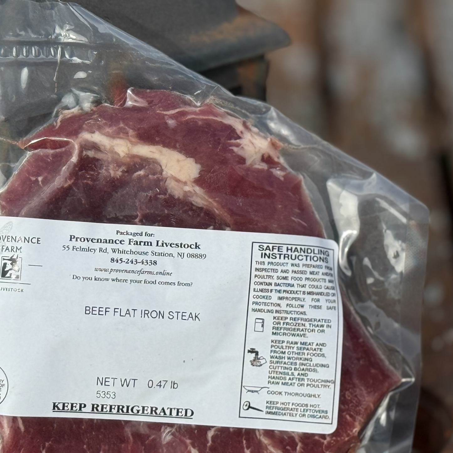 Grass-Fed Regenerative Beef Flat Iron Steak – Tender Premium Cut