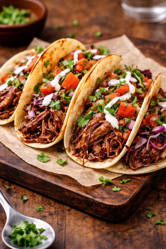 BBQ Shredded Beef Tacos