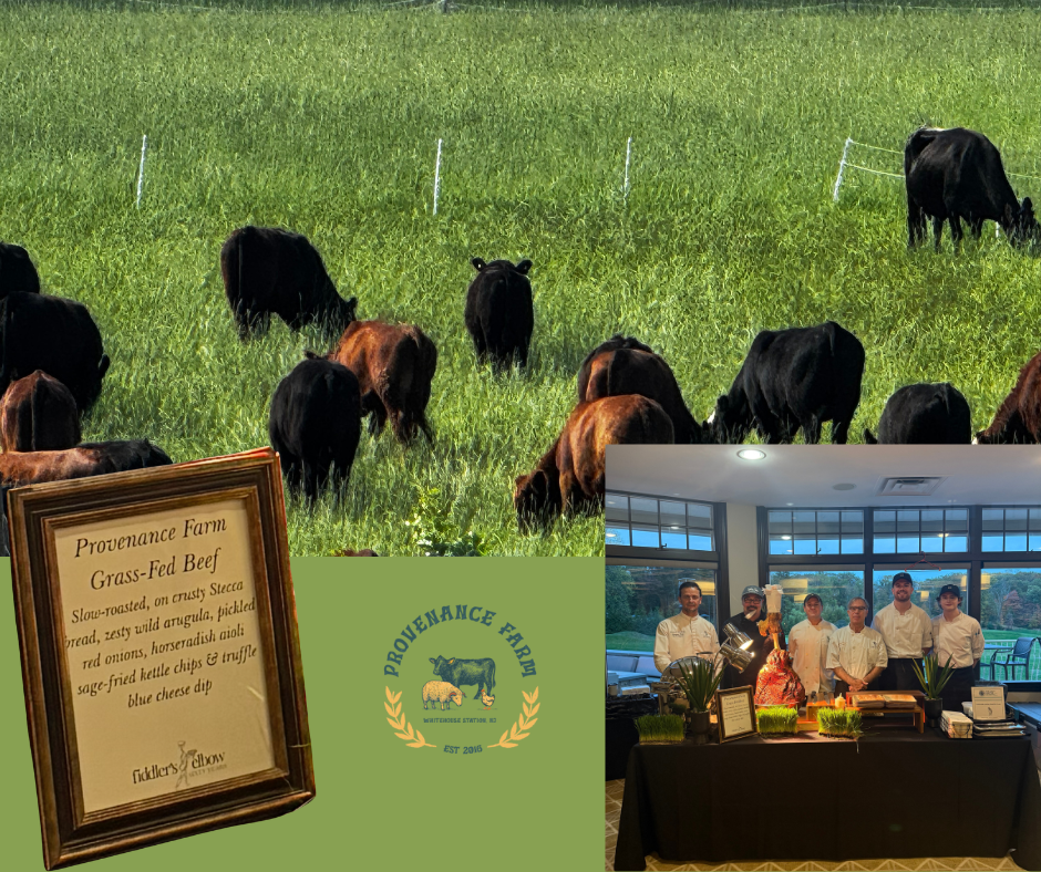 Thank you Chef Michael fir sharing the photo from your last event where you featured a beautiful Peovenance Farms  "Steamship Round"