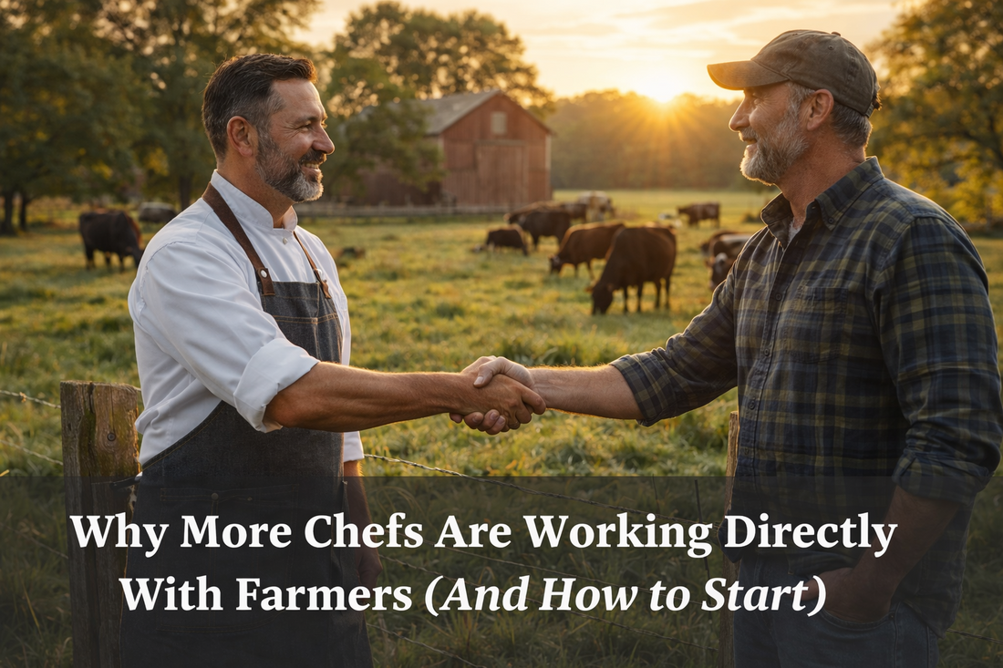 More chefs are stepping outside the traditional supply chain and building direct relationships with farmers. Discover why it improves flavor, strengthens menus, and reconnects kitchens to the land.