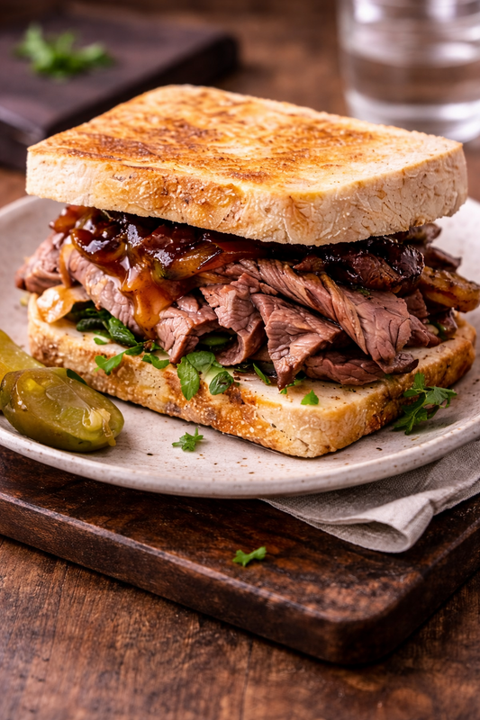 Roast Beef Sandwiches with Garlic Aioli — A Farm Kitchen Favorite