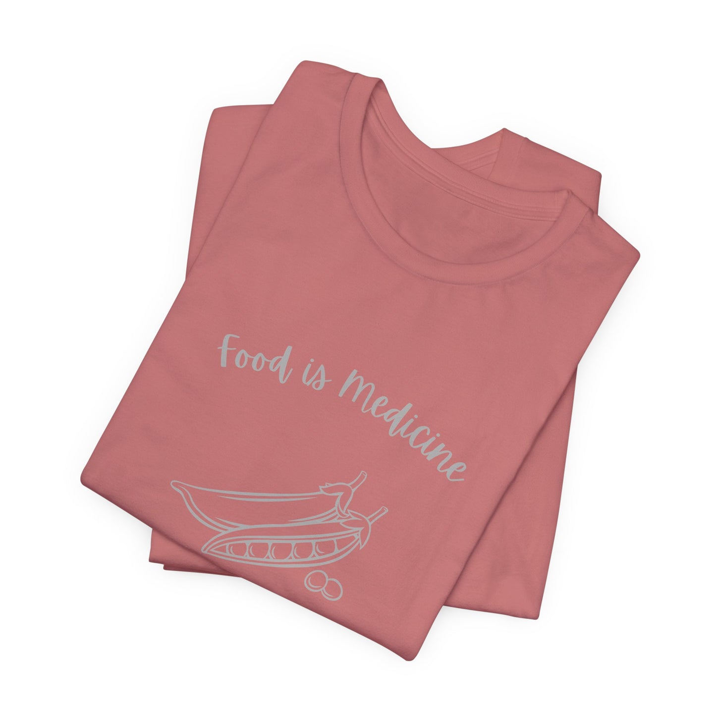 Food Is Medicine "Mom Knew First" Tee - Casual Wellness Graphic T-Shirt