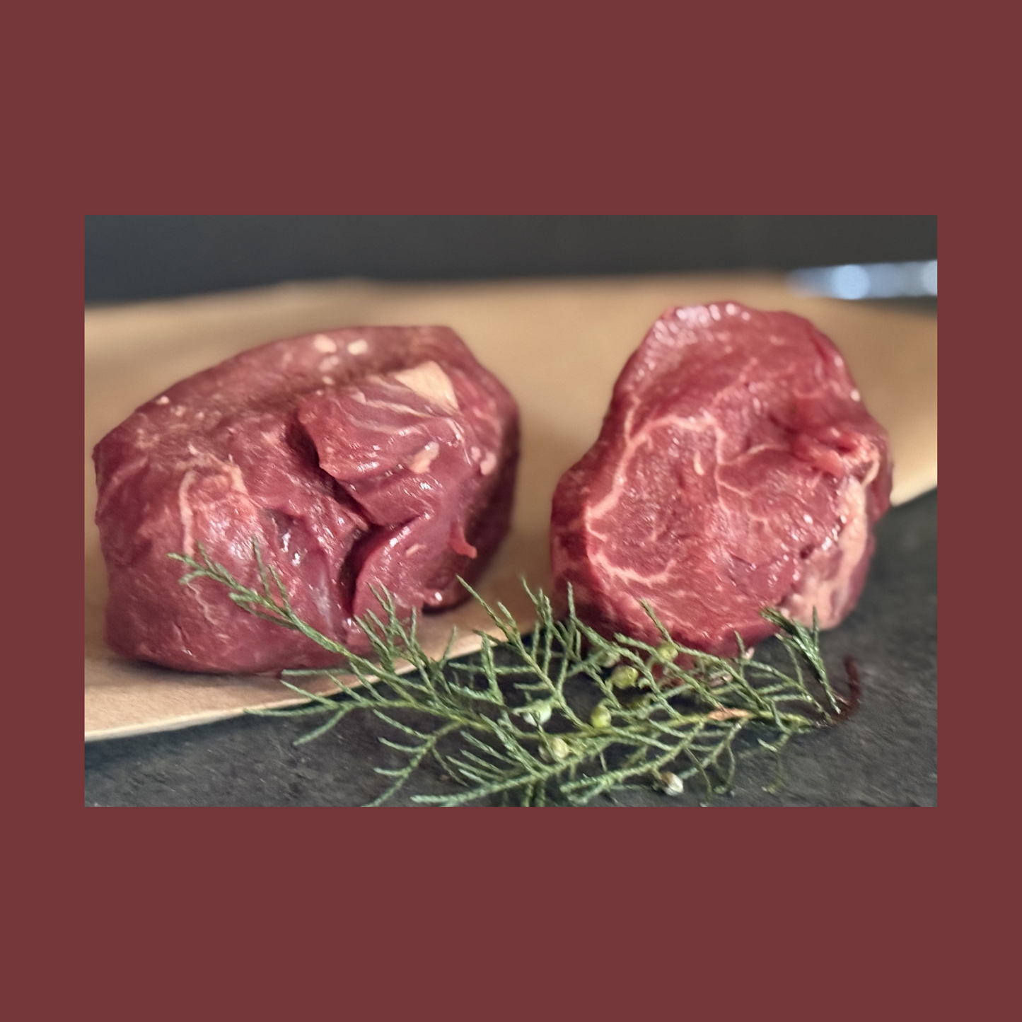 Grass-Fed Regenerative Beef Filet Mignon – 4" Thick Cut