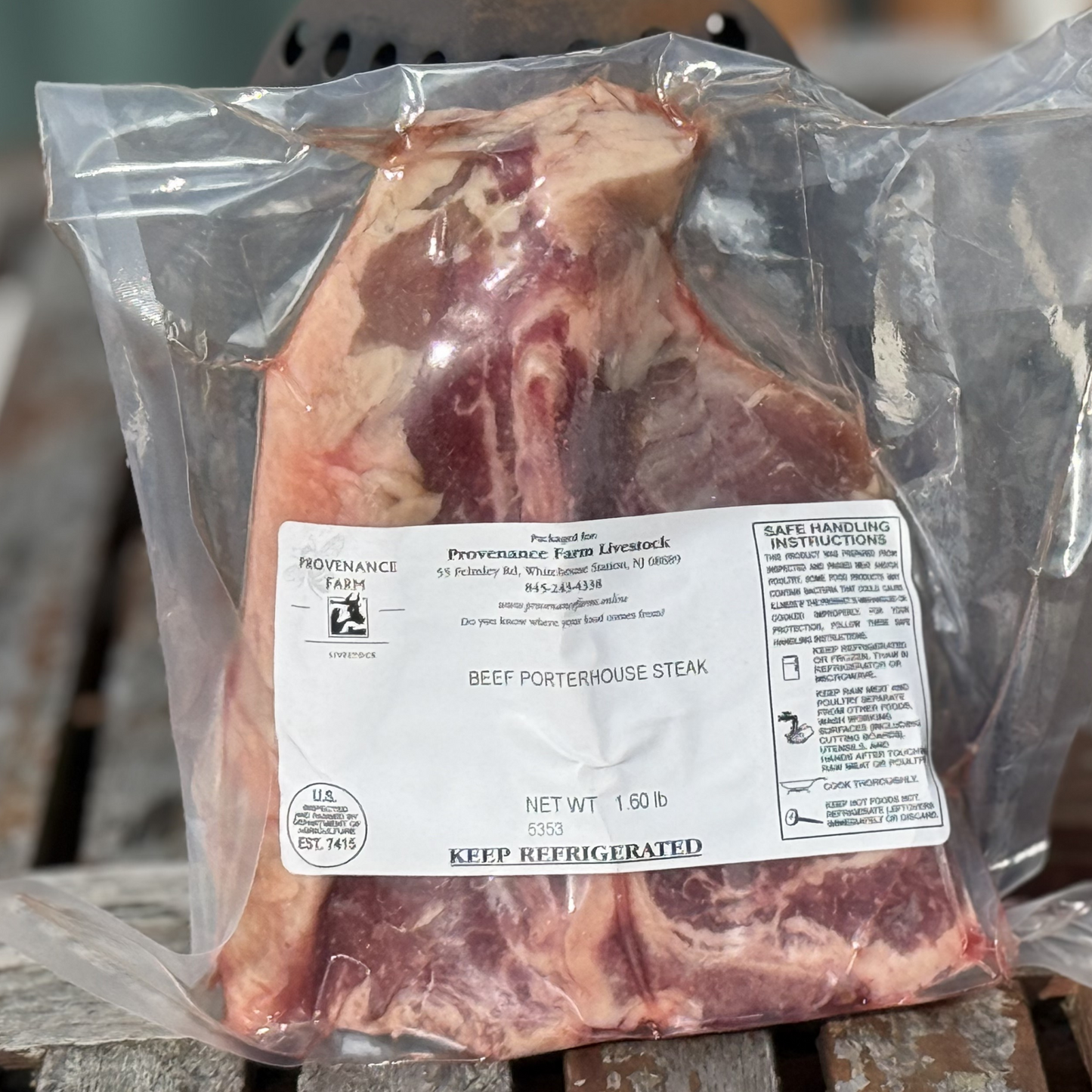 Grass-Fed Porterhouse Steak (2-Inch Cut) | Chef-Approved Beef