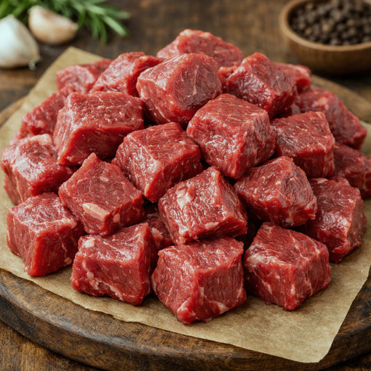 Grass-Fed Beef Stew Meat | Pasture-Raised | Tender & Hand-Cut