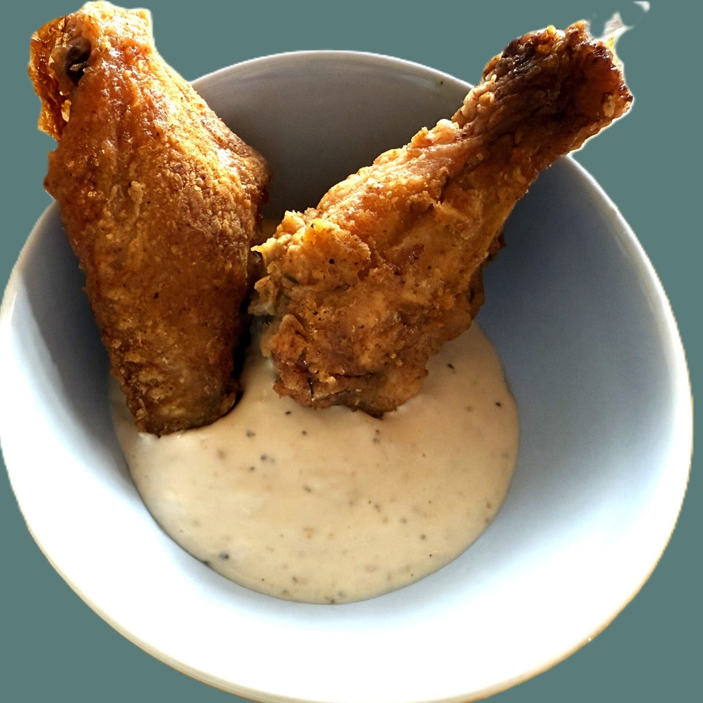 Crispy Cornmeal Oven-Fried Chicken Wings
